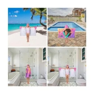 Karmas World Toalla de toalla de algodón suave con_6