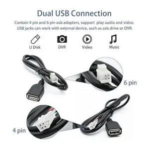 Radio estéreo para automóvil arnés de alimentación ISO de_3