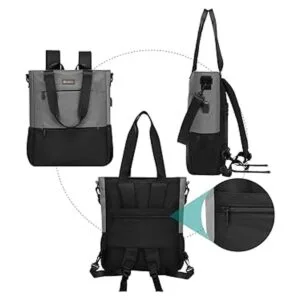 Mochila convertible para mujer mochila portátil_2