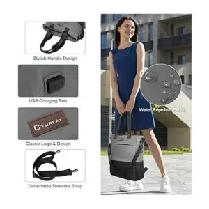 Mochila convertible para mujer mochila portátil_4