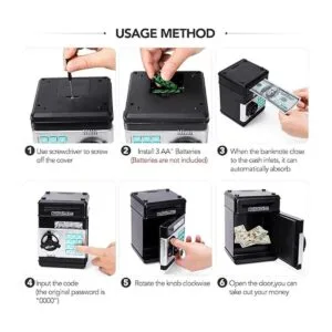 PhilaeEC Alcancía para niños moneda electrónica para_4