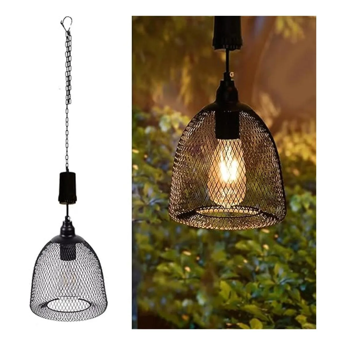 Lámpara colgante con pilas lámpara de decoración retro_1