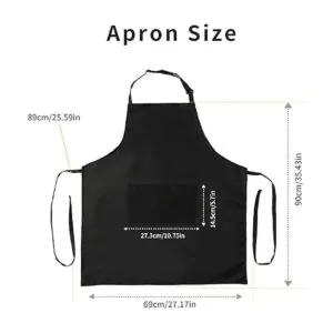 Tosewever Paquete de 4 delantales ajustables resistentes a_6