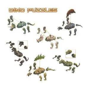 12 figuras de acción de dinosaurio 3D de lujo_2