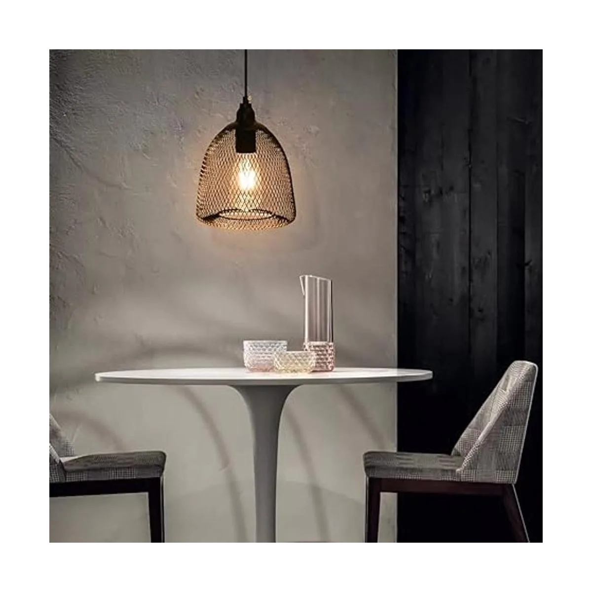 Lámpara colgante con pilas lámpara de decoración retro_2