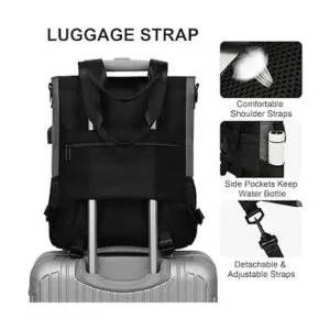 Mochila convertible para mujer mochila portátil_6