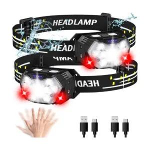 PLUSINTO 9 faros LED recargables paquete de 2 unidades_1