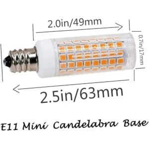 Bombilla LED E11 de 75 W 100 W halógenas de repuesto_2