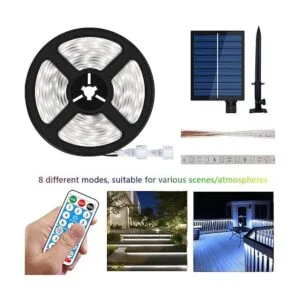 Tira de luces LED solares para exteriores tira LED IP67_2