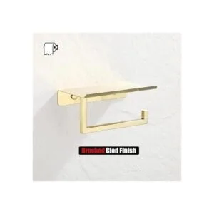 JQK Estante de papel higiénico soporte de rollo de_7