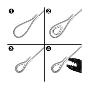 Favordrory Kit de barandilla de cable incluye cable de_7