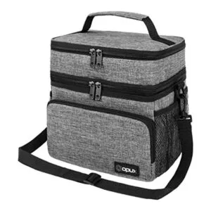 OPUX Lonchera aislada de doble compartimento para hombres_1