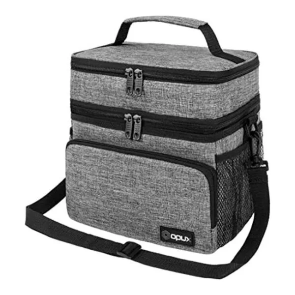OPUX Lonchera aislada de doble compartimento para hombres_1