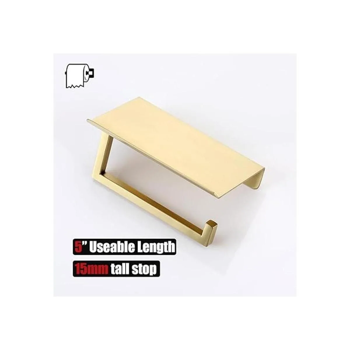 JQK Estante de papel higiénico soporte de rollo de_3