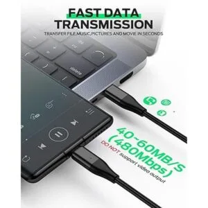 Cable magnético USB C a C 3 en 1 cable de carga YKZ_4