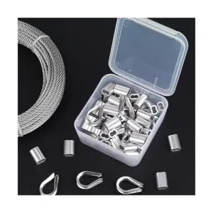 Favordrory Kit de barandilla de cable incluye cable de_2