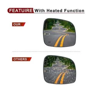 Espejo calefactado con vista lateral del pasajero de_5