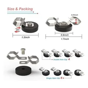 SKNOOY Clips magnéticos para cables ganchos magnéticos_5