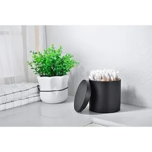 Rzoeox Soporte para hisopos de algodón con tapa soporte_3