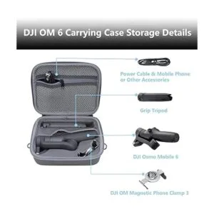 Funda de viaje para DJI OM 6 Bolsa de almacenamiento_2