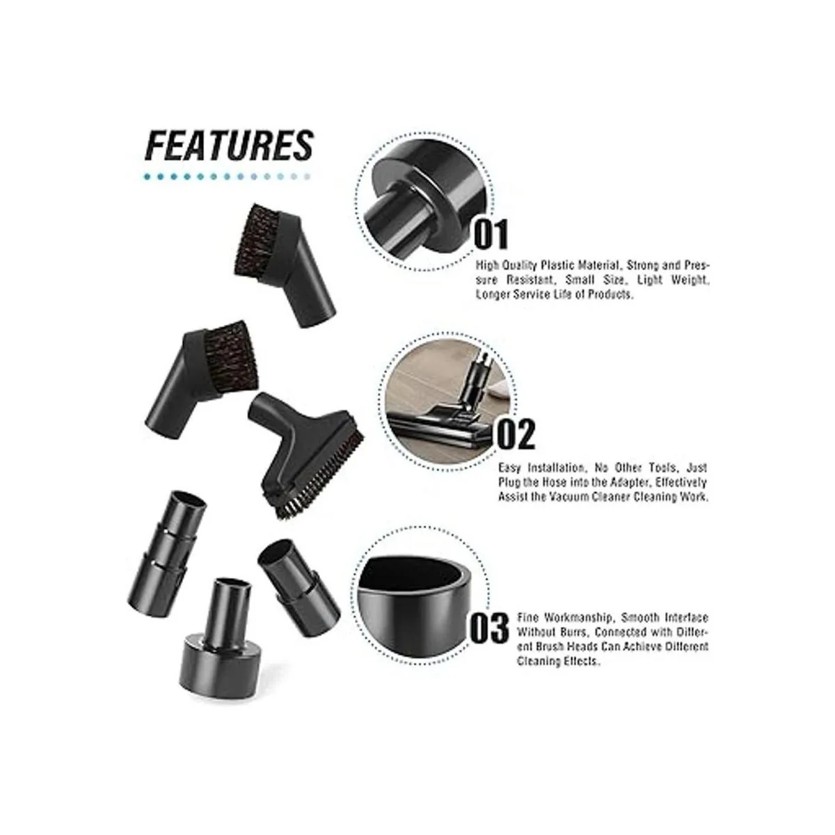 MEANLIN Kit de adaptador universal de manguera de vacío de_3