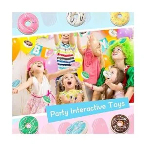 Paquete de 20 bolas de estrés de rosquilla arcoíris para_3