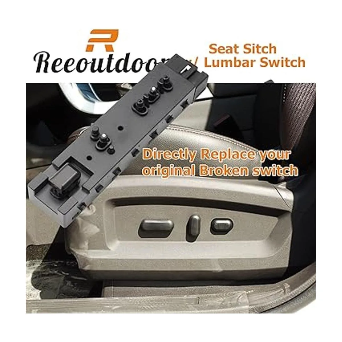 Interruptor de asiento lateral del conductor de 10 vías_4