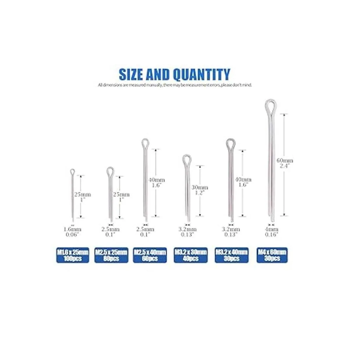 Glarks Kit surtido de llaves de acero inoxidable 304 de_2