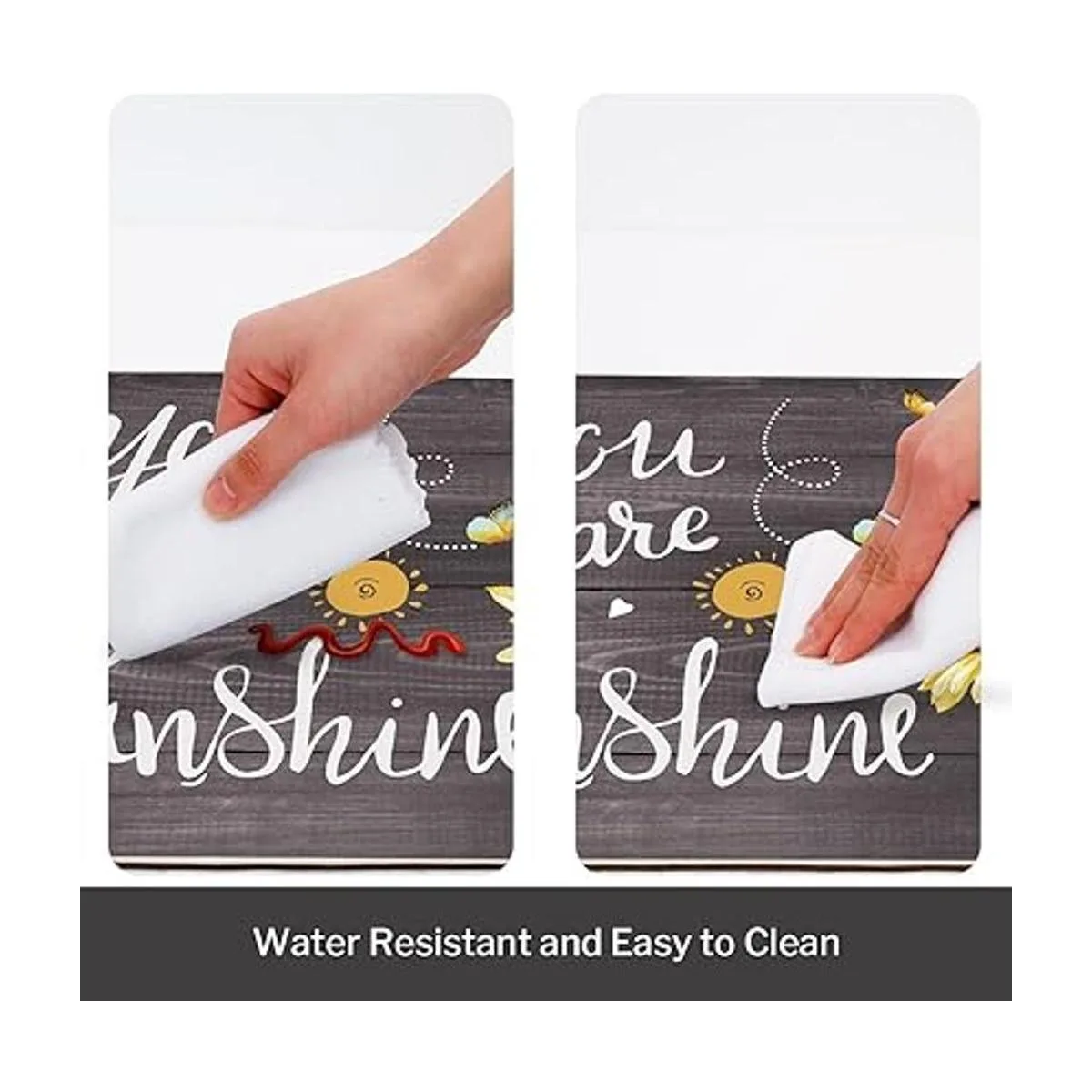 RosieLily Juego de 2 alfombras y tapetes de cocina de_4