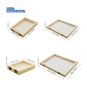 Worown 4 tamaños A4 A5 A6 y A7 2 en 1 pantalla de_2