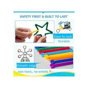 JUANYUE Juego de 500 barras de construcción de juguetes de_5