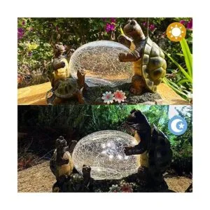 Decoración de luz solar para jardín al aire libre con_3