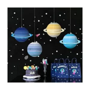 8 linternas de planetas de papel 3D de gran tamaño para_6