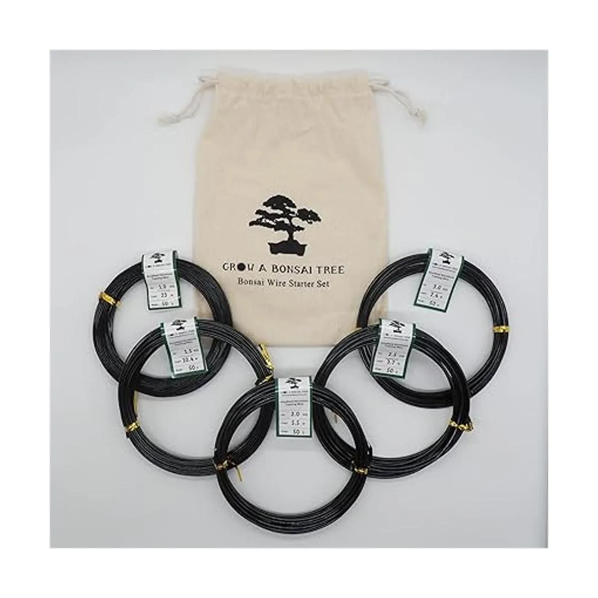 Juego de iniciación de alambre de entrenamiento bonsái de_2