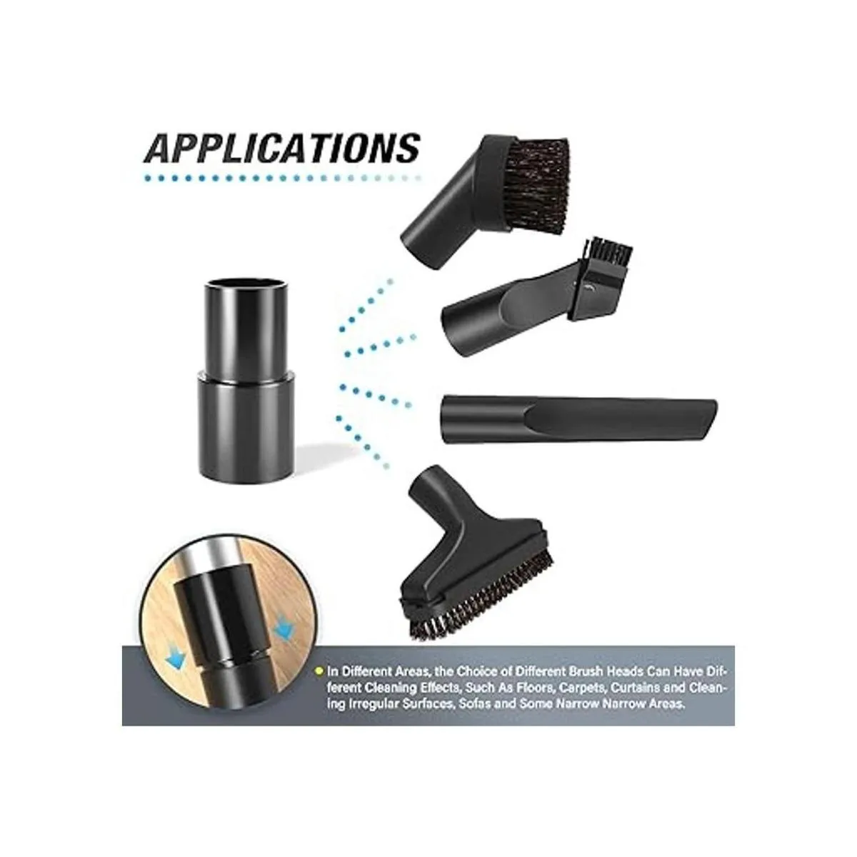 MEANLIN Kit de adaptador universal de manguera de vacío de_5