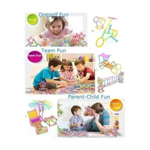 JUANYUE Juego de 500 barras de construcción de juguetes de_6