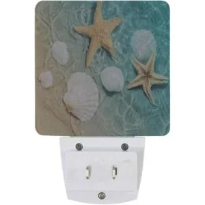 Vdsrup Juego de 2 luces nocturnas de estrellas de mar para_4