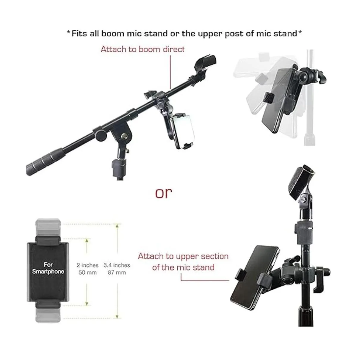 AccessoryBasics Music Boom soporte para micrófono y_3