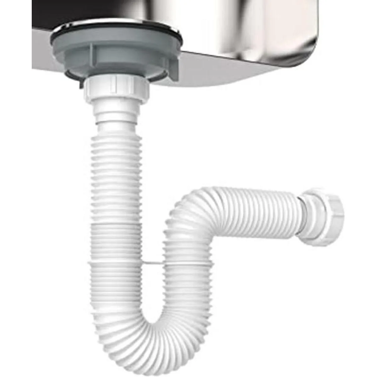 EasyDrain Ref. 510 Sifón para fregadero con forma de P_1