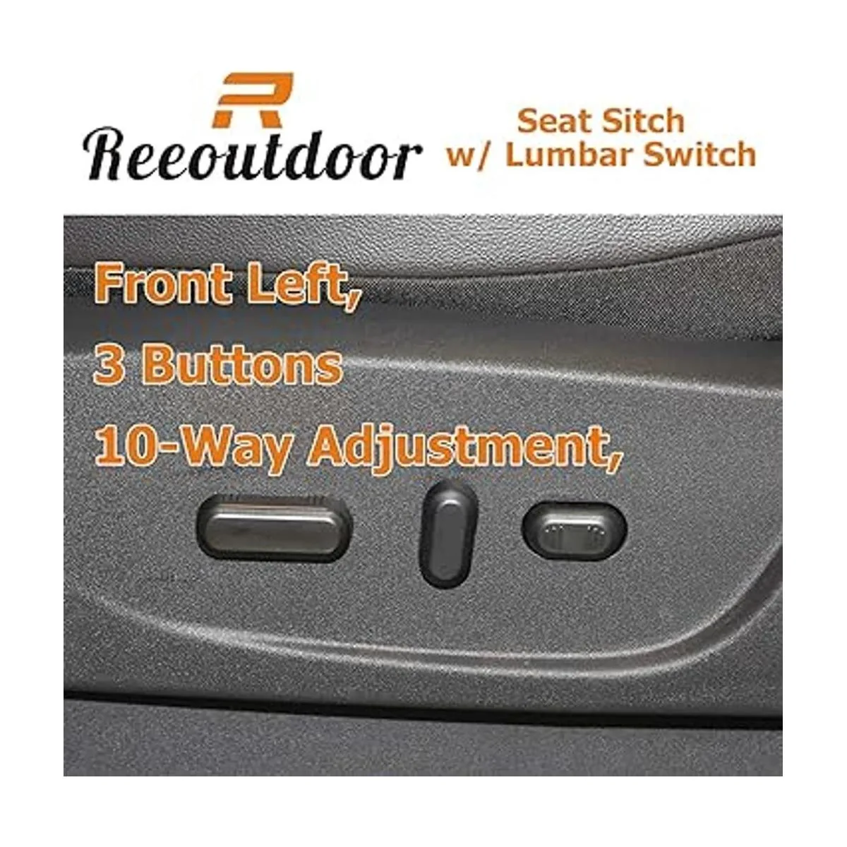 Interruptor de asiento lateral del conductor de 10 vías_5