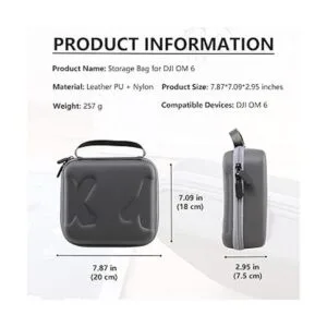 Funda de viaje para DJI OM 6 Bolsa de almacenamiento_6