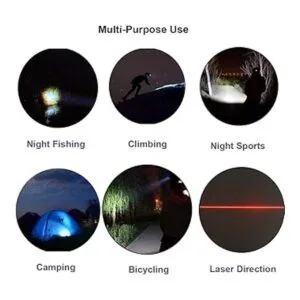 Lalomo Linterna frontal LED recargable linterna frontal_4