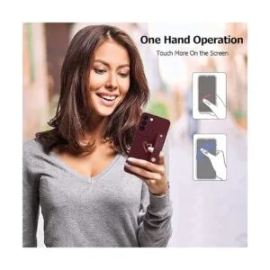 Fiyart Funda diseñada para Galaxy S22 5G con soporte para_2