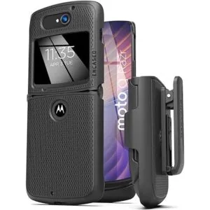 Encased DuraClip Funda para Moto RAZR 5G con clip para_1