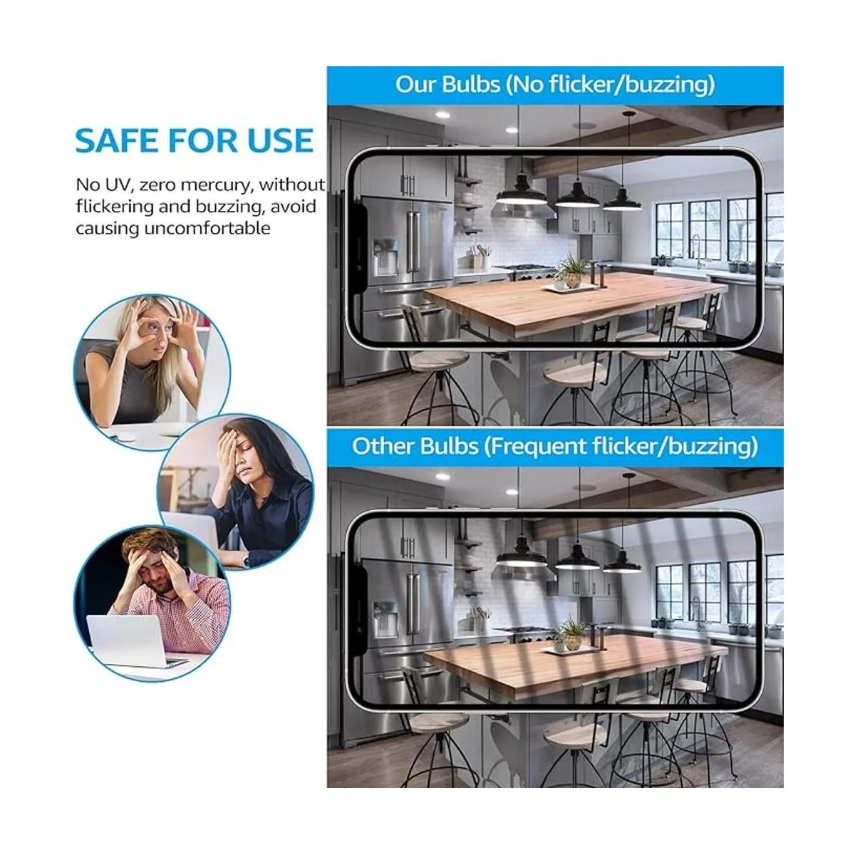 TORCHSTAR Paquete de 12 bombillas LED A19 equivalente a 60_3