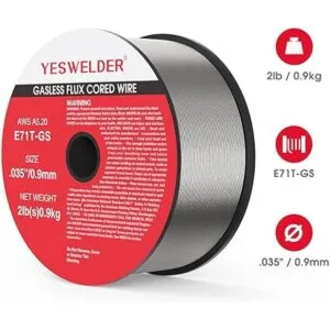 YESWELDER Alambre MIG de núcleo de fundente sin gas_3