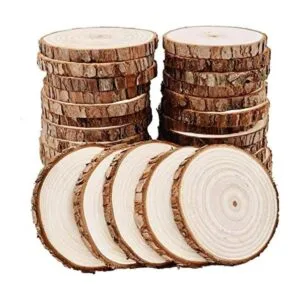William Craft Rebanadas de madera natural sin acabar 30_1