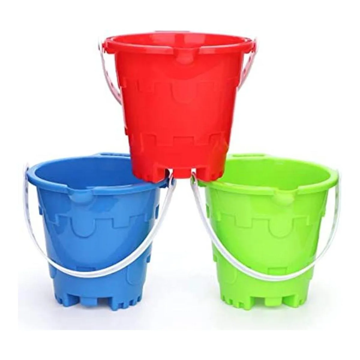 Dilabnda Equipo de playa cubos de plástico para castillo_1