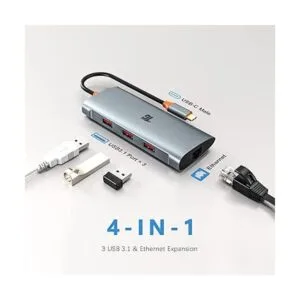 Tiergrade Hub USB C adaptador USB C a 3 USB 3.1 y_2