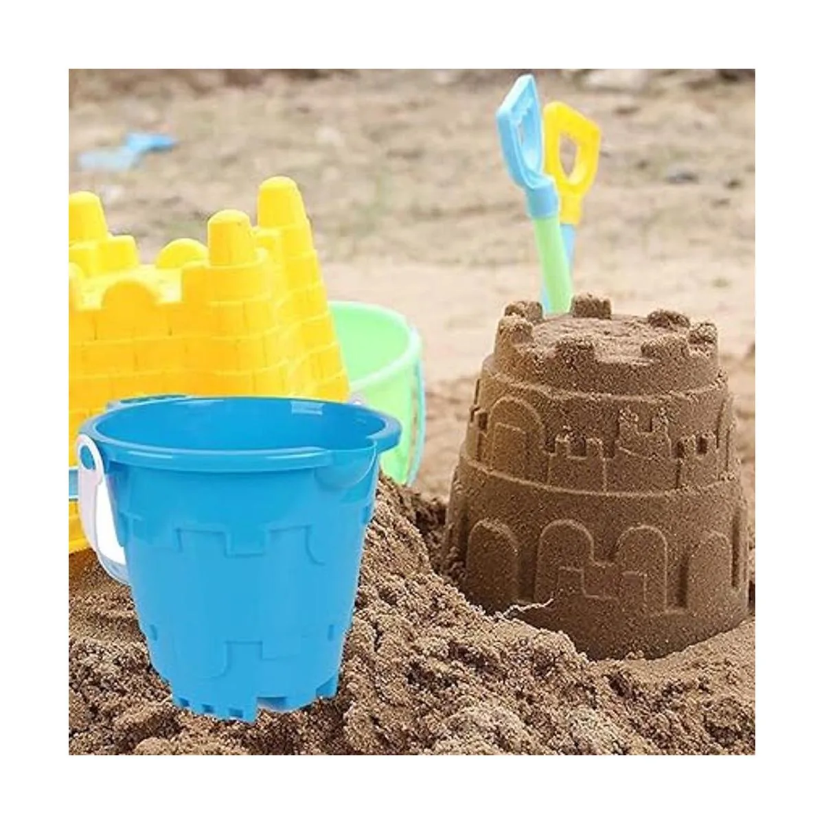 Dilabnda Equipo de playa cubos de plástico para castillo_3